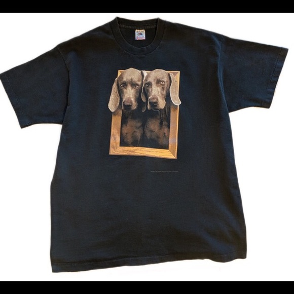 Vintage William Wegman Dog Graphic 